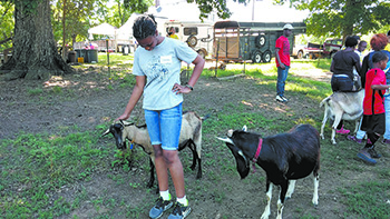 BGCCC members learn about goats during Farm Life 101 class at  Sonridge Farm in 2018.