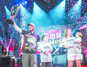 Bryan Thrift with his family.