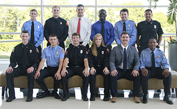 Pictured left to right are: (seated) Jared Beal, Rhett Ballard, Zachary Tomer-McKinney, Allie Edwards, Steven Christmas, Dafari Tanner, (standing) Greyson Godwin, Chase Hudson, Patrick Webber, Clif Decius, Connor Bardin and Sean Moore.