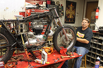 Mechanic Wayne Morrison gives this classic Triumph a new lease on life.