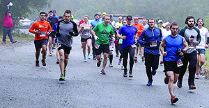 These runners participated in the Gateway Trail 5K Race in 2019. 