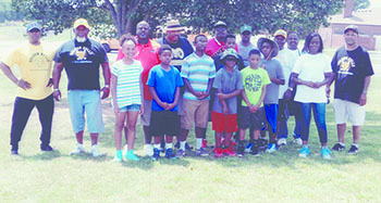 The Rams, Township Number Three Basketball Champs and members of the Golden Bulls team.
