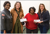 Pictured left to right are Betty Fernanders, Amanda T. Graff, Jennie Poston and Emily Arey. 