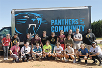 On May 8, over 650 students and faculty of Thomas Jefferson Classical Academy enjoyed a "Day of Play" with representatives from the American Heart Association and the Carolina Panthers.   