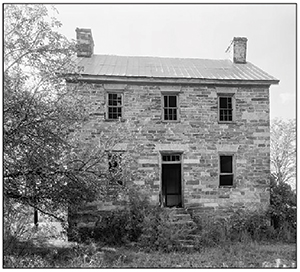 The Houser House, taken in the 1930s, when the Kings Mountain National Military Park acquired the property. Photo by NPS