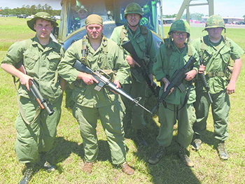 Military re-enactors