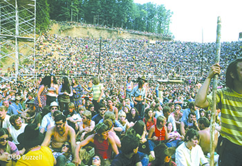 This was the scene at the Love Valley Rock Festival back in July, 1970. It was North Carolina\'s version of Woodstock and plenty of folks from our area attended three days of music, peace, and love. Ed Buzzell photo