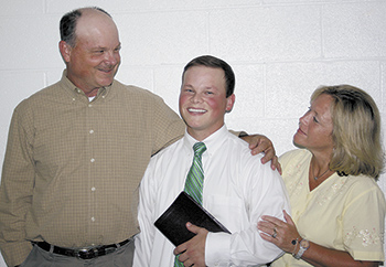 Mr. and Mrs. LaPradd and son, Daniel