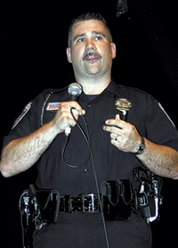 Matt Melvin, Shelby Police Department\'s Crime Prevention Officer