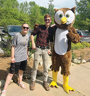 Join Woody the Owl for Kings Mountain Earth Day celebration on April 12.