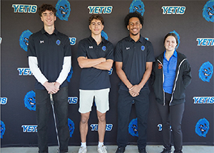 The Yetis student-athletes were represented by the team of Mikalister Andersen, Jacob Adair, Miles Beard, and Juliana Ball.