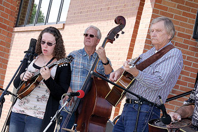 The Leonard McSwain and Dean Jenks Band performs at the Apple Butter Festival at Aldersgate United Methodist Church in Shelby on October 21, 2017.   