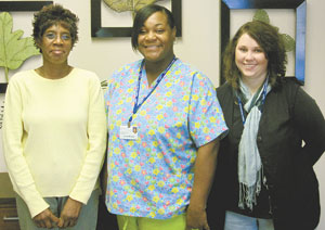 Martha Merriweather, Cecilia Mitchell, Heather Davis