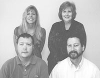 Care Solution Social Workers: Chris Melton, Banzen Warren, Sarah Lail, and Sandy Lynch