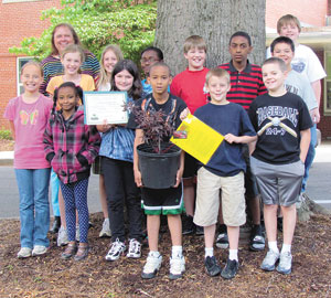 Ms. Janet Tench and her fourth grade AIG Class at Marion Intermediate School.