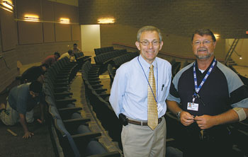 Dr. Bruce Boyles and Principal, Tim Quattlebaum