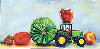 Still Life with Tractor