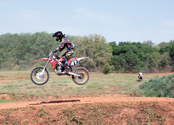 Matt Strickland (#41) of Boiling Springs, was one of the many who came out in support of the Motocross Benefit. 