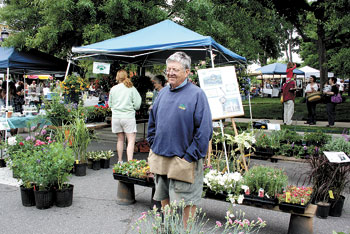 Dr. Emile L. Gebel of Shagreen Nursery & Arboretum was one of the participants who made this yearâ€™s Foothills Farmersâ€™ Market opening date a huge success.