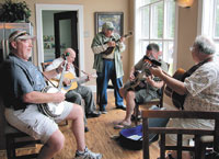 The Rock Springs Bluegrass band provided some great music.