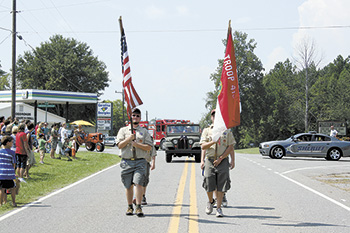    Heading the festivalâ€™s parade was Belwood Boy Scout Troop 413, who proudly stepped out precisely at 1 oâ€™clock on Saturday.