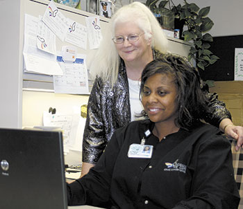 Dotty Leatherwood and LaTonia Hopper