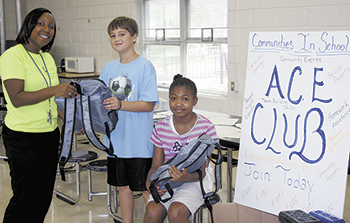 Tanesha Strong, Will Ausborn and Nicole Camp.