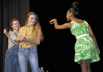 Amy Lee portrayed by Simone Tribble takes exception to the accusations made by her friends.