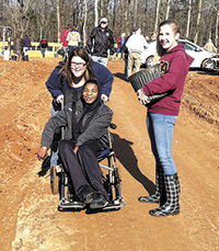 Students head to the potato field!