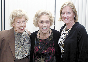 Mable Hamrick Whisnant, Mildred Hamrick Keeter-Davis,  and Millie Holbrook.