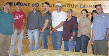 Attending the Fly Fishing 101 Course are (l to r) Brandon Rudisill, Kurt Cornett, Drew Carter, Brandon Powell,  Brian Dotson, Ron Cooke, Sarah Smith, Denise Smith and Instructor Jeff Newton.