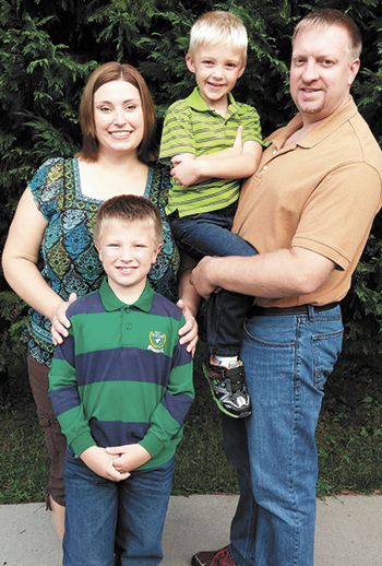 Stephanie, Zachary,  Elijah and Joshua Propst