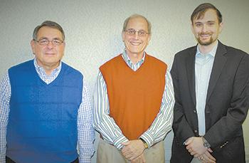 Pictured left to right: Attorney Les Farfour, District Court Judge Ali Paksoy, and  Attorney Jason Thomas.