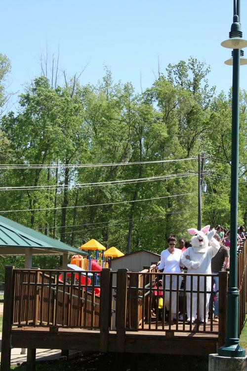 The Easter Bunny leads the way...